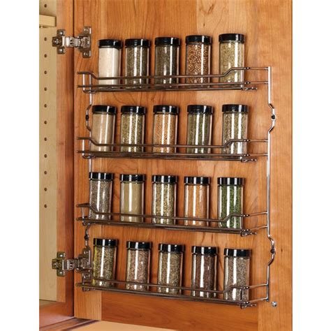 hafele kitchen cabinet door mounted steel wire spice racks|hafele spice rack pull out.